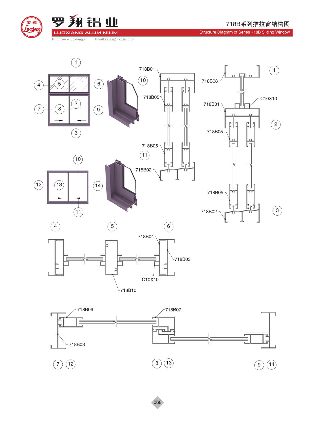 718B系列推拉窗