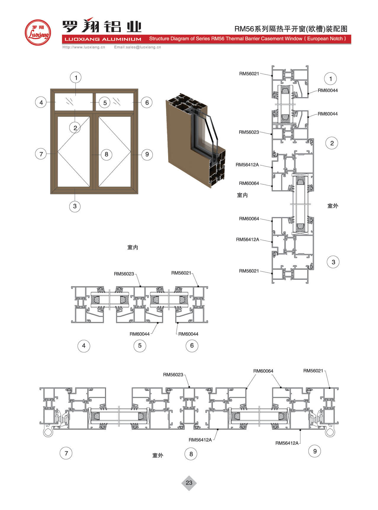 RM56系列隔热平开窗