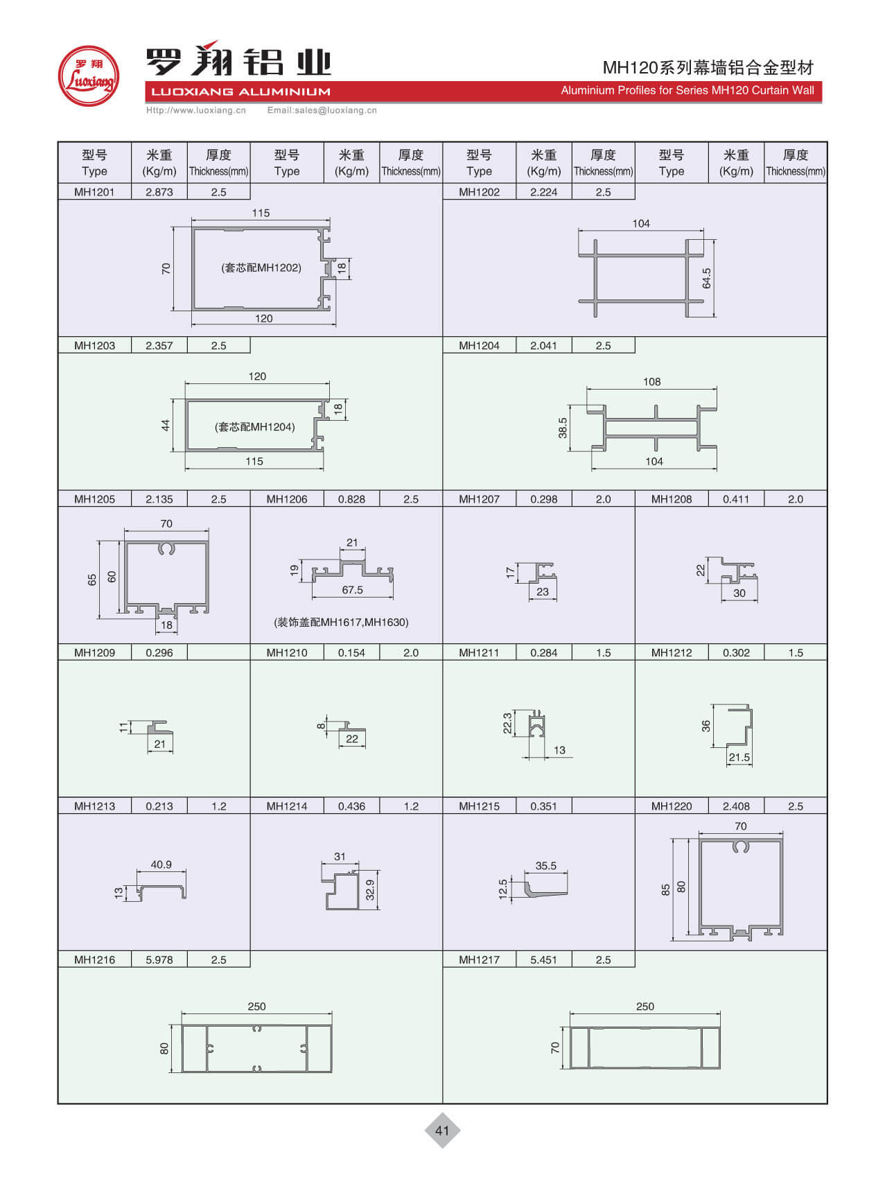 MH120系列幕墙